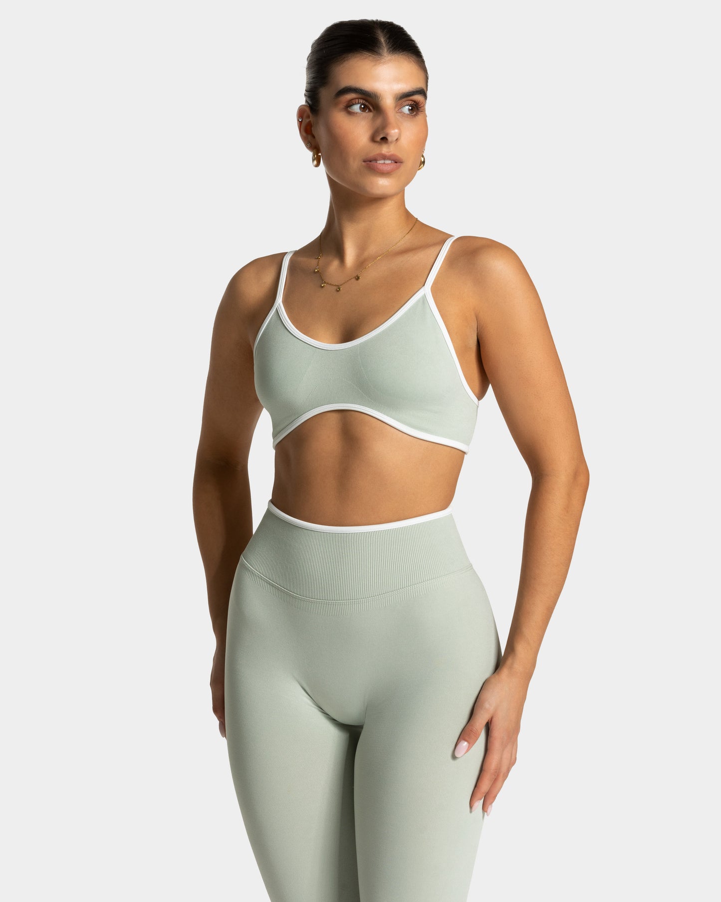 Contrastline Bra ‘Pistachio’
