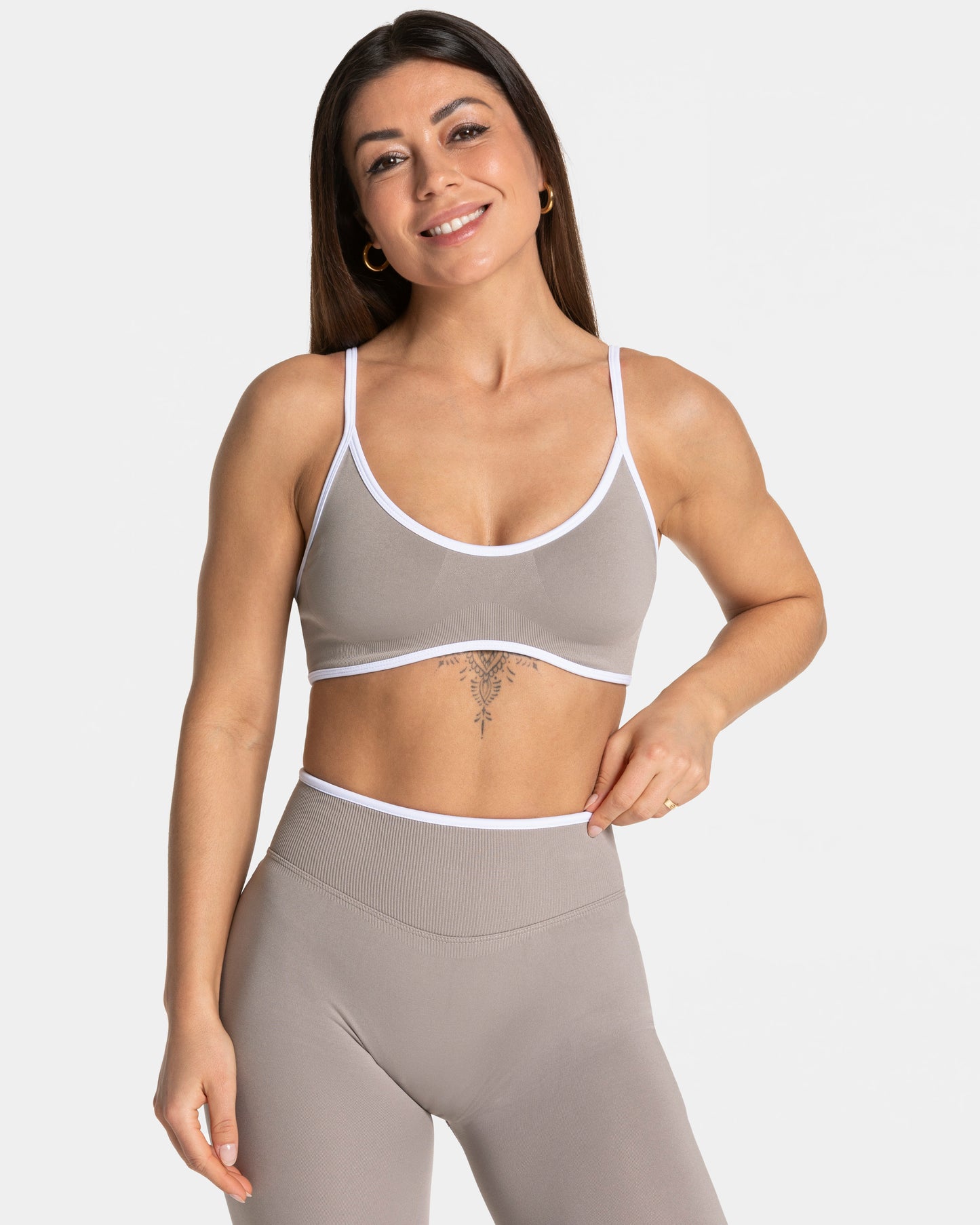 Contrastline Bra ‘Stone’