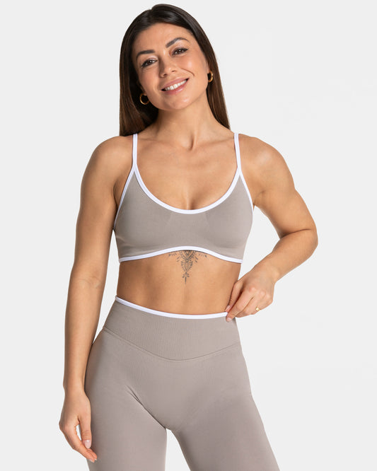 Contrastline Bra ‘Stone’