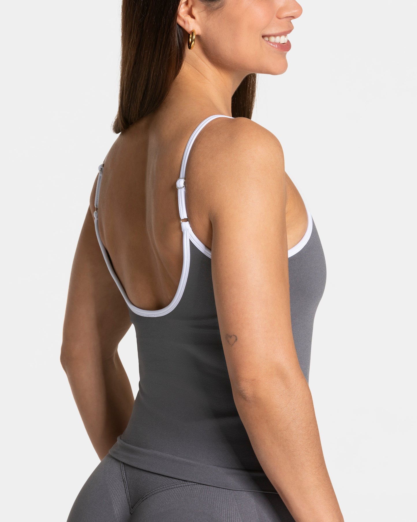 Contrastline Cami Top ‘Graphite’
