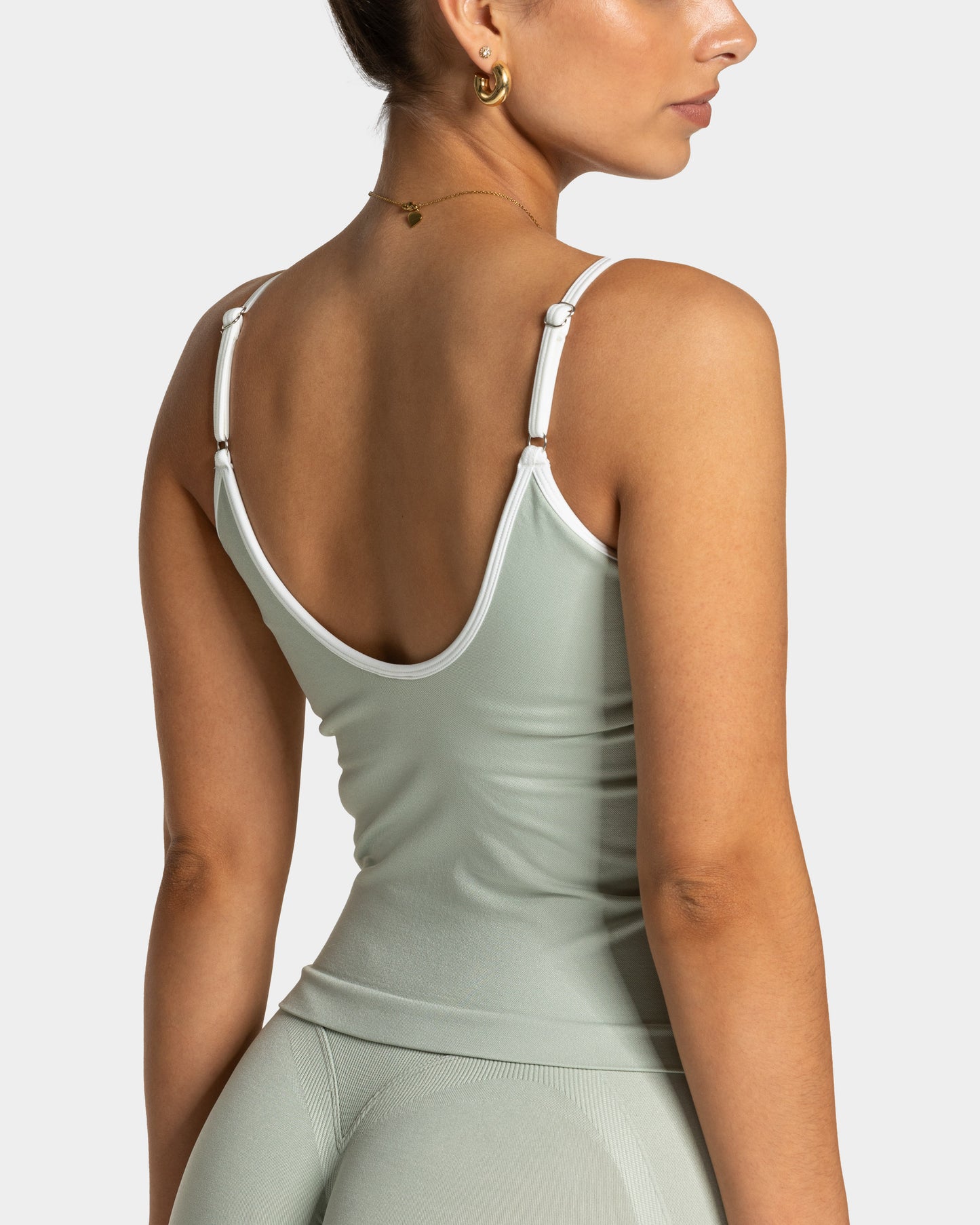 Contrastline Cami Top ‘Pistachio’