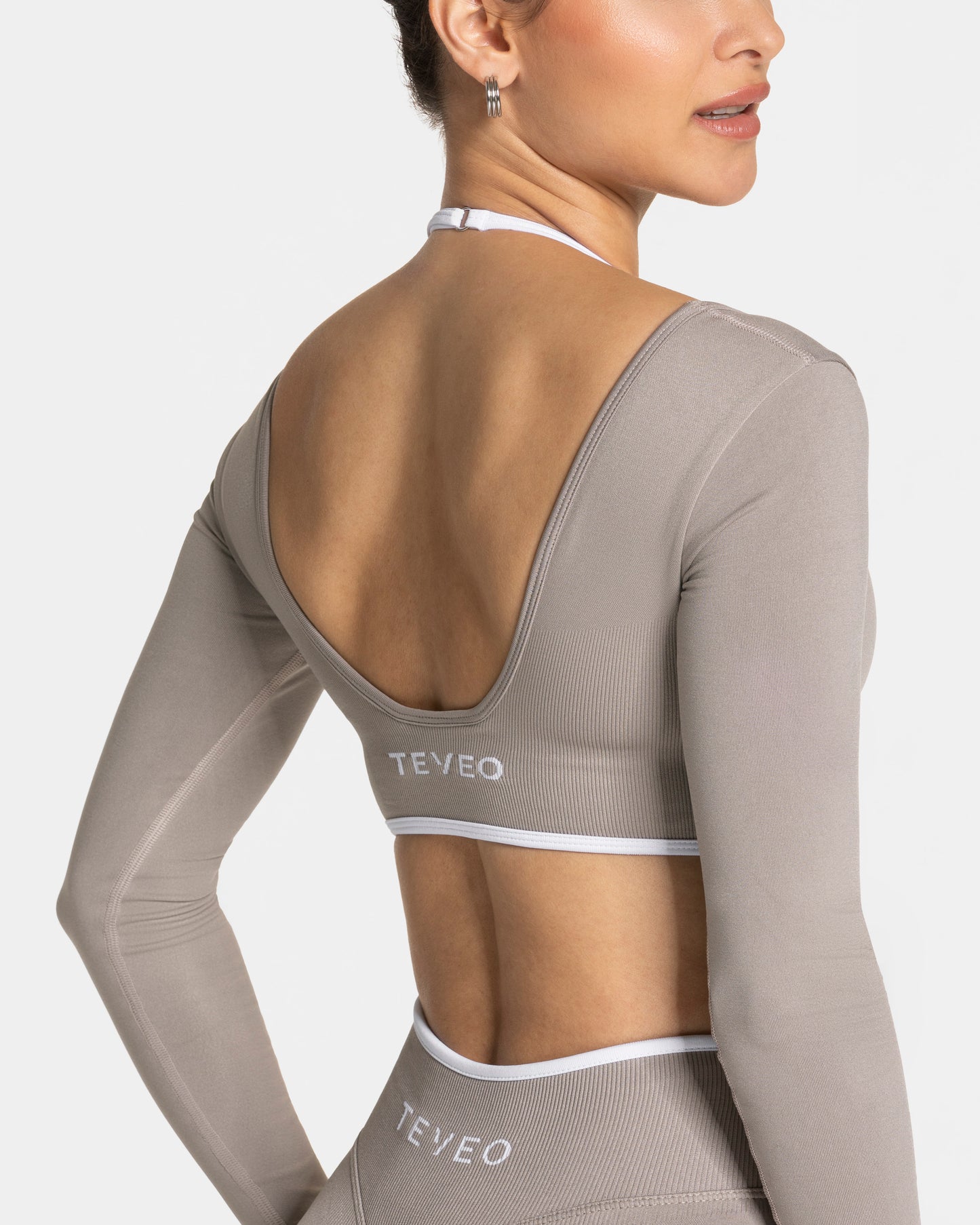 Maglia manica lunga Contrastline "Stone"