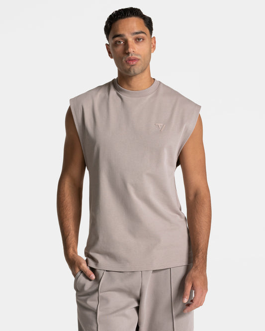 Contrastline Oversized Tank ‘Stone’