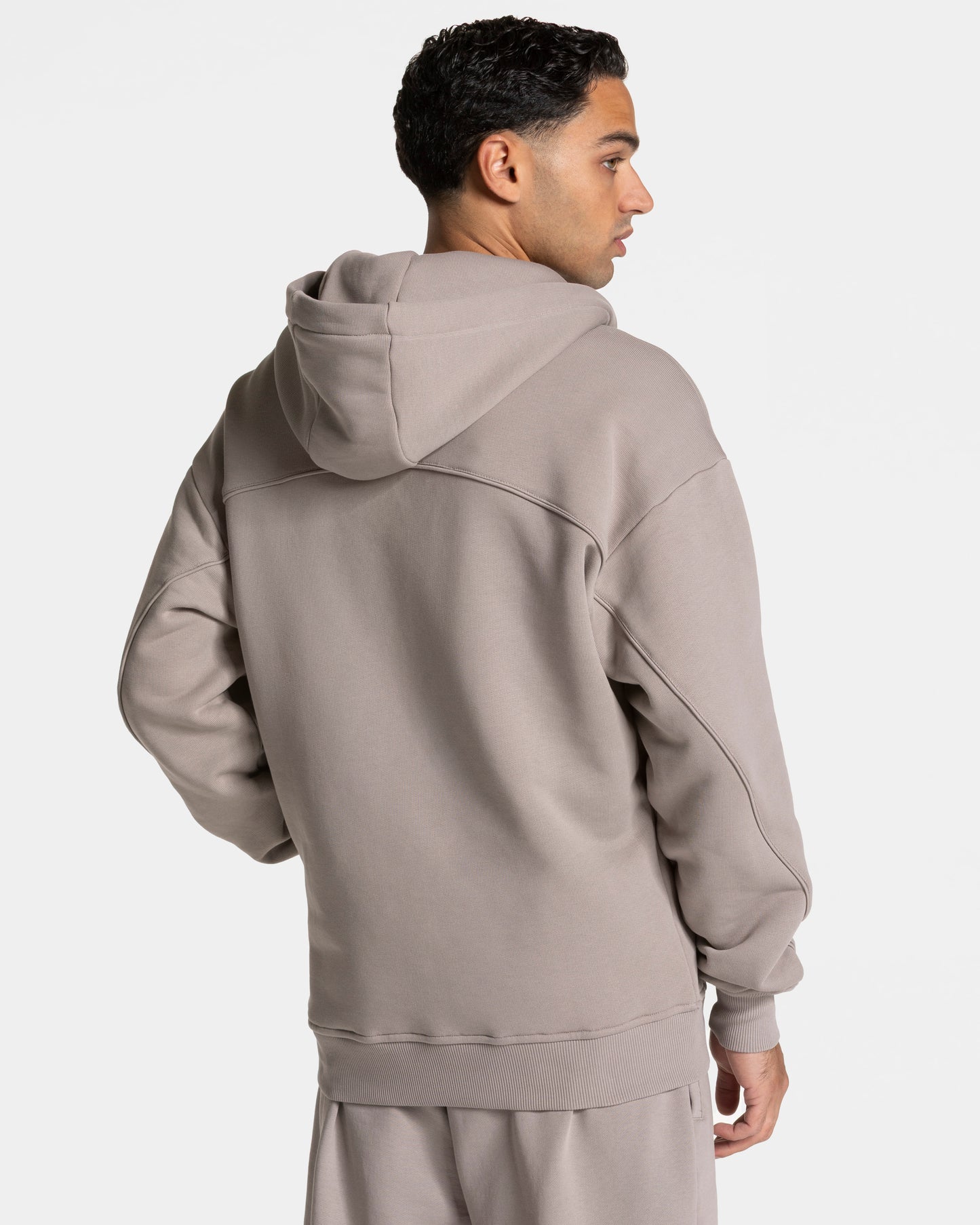 Contrastline Zip Jacket ‘Stone’