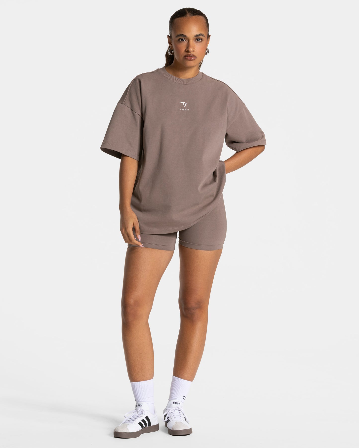 T-shirt oversize Journey « moka »