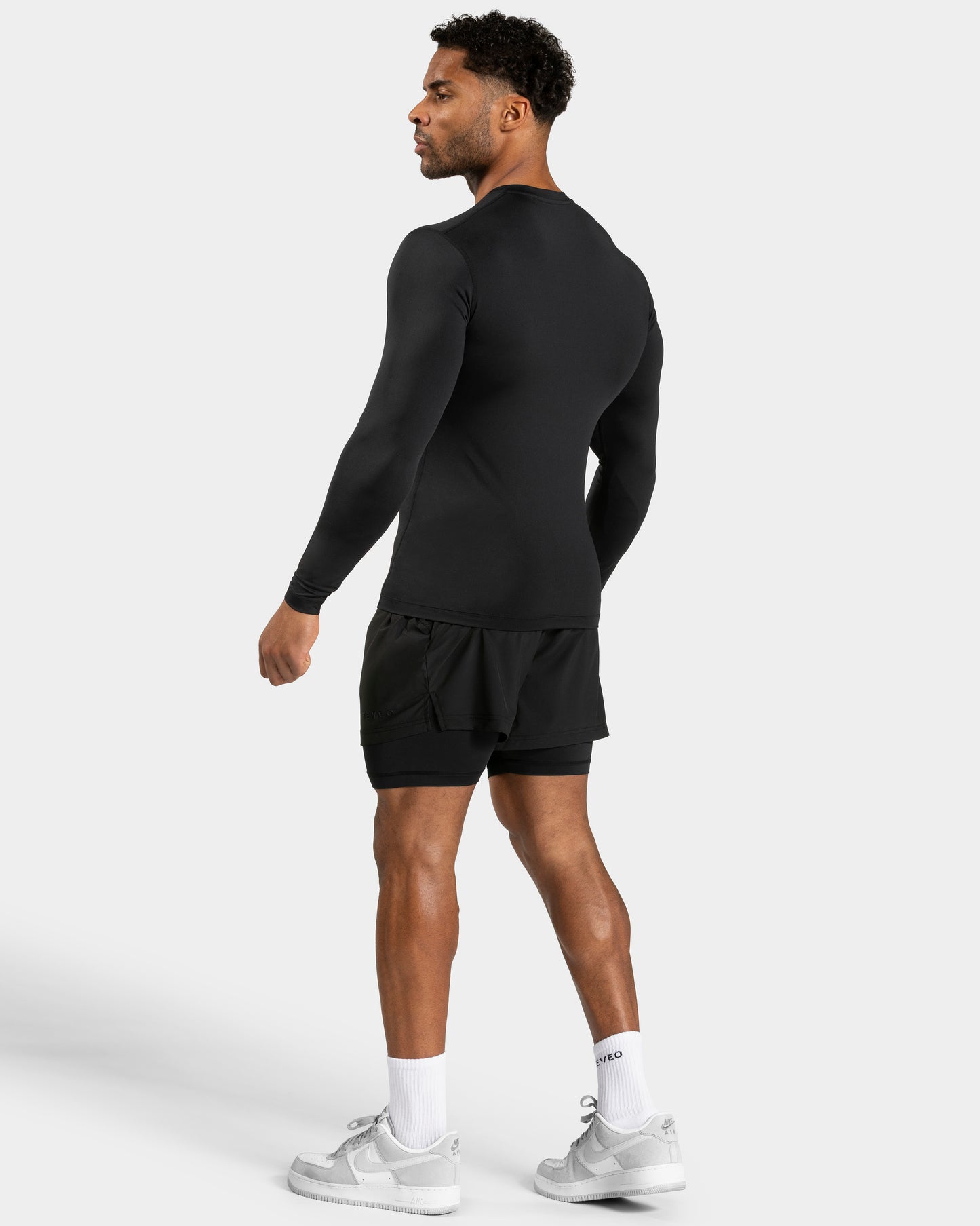 Haut à manches longues Pace Compression « noir »