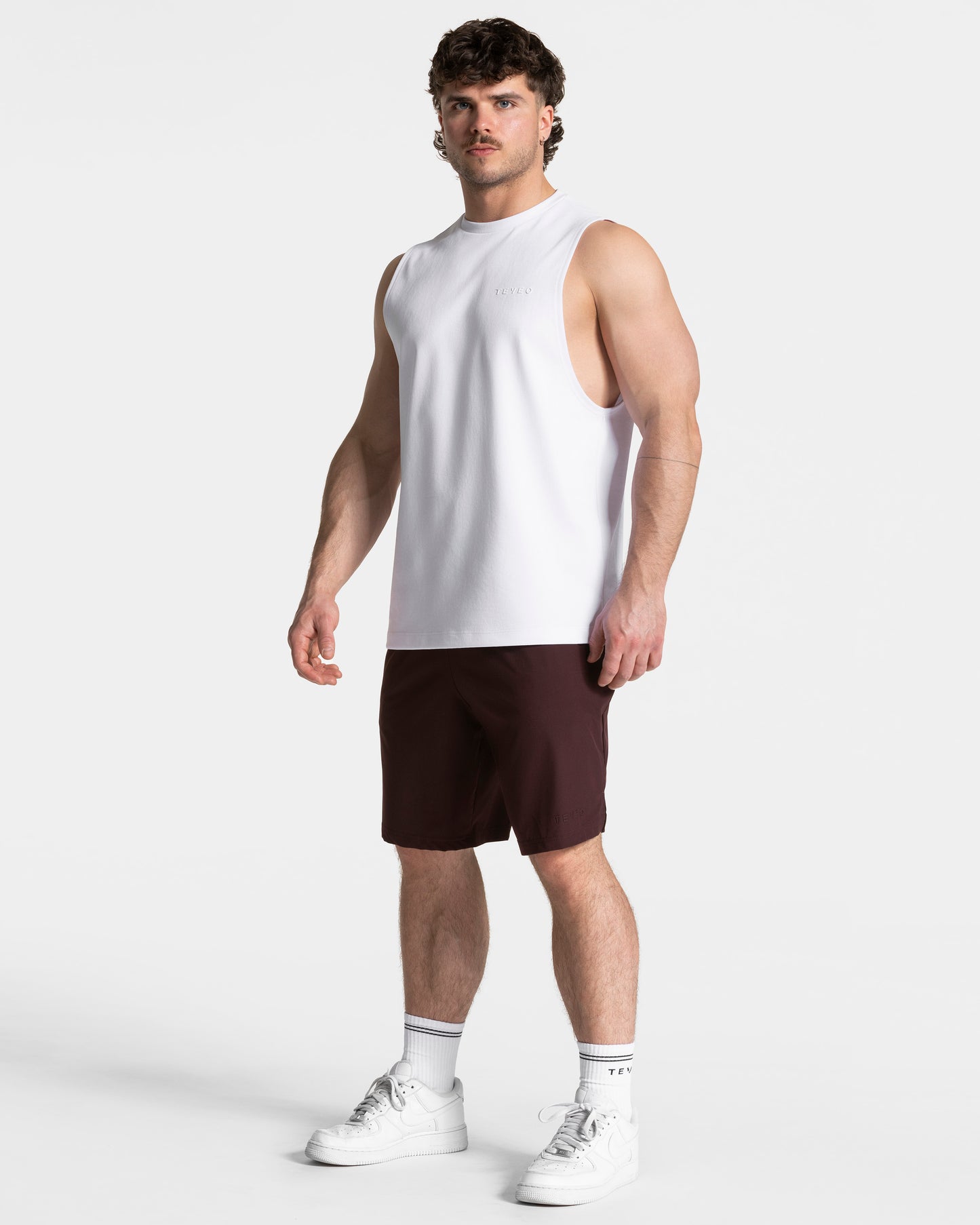 Shorts Pace de 9 pulgadas «merlot»