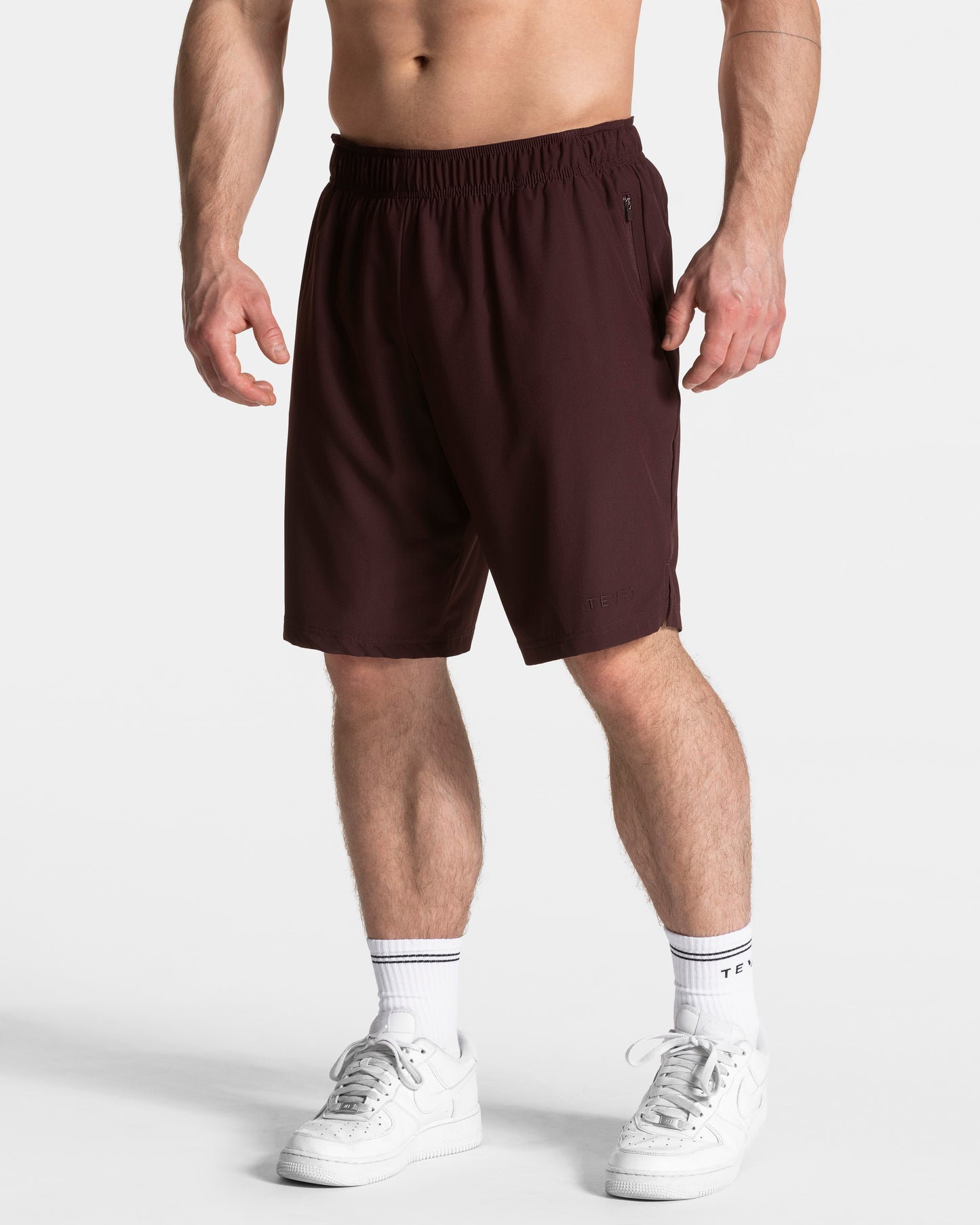 Shorts Pace de 9 pulgadas «merlot»