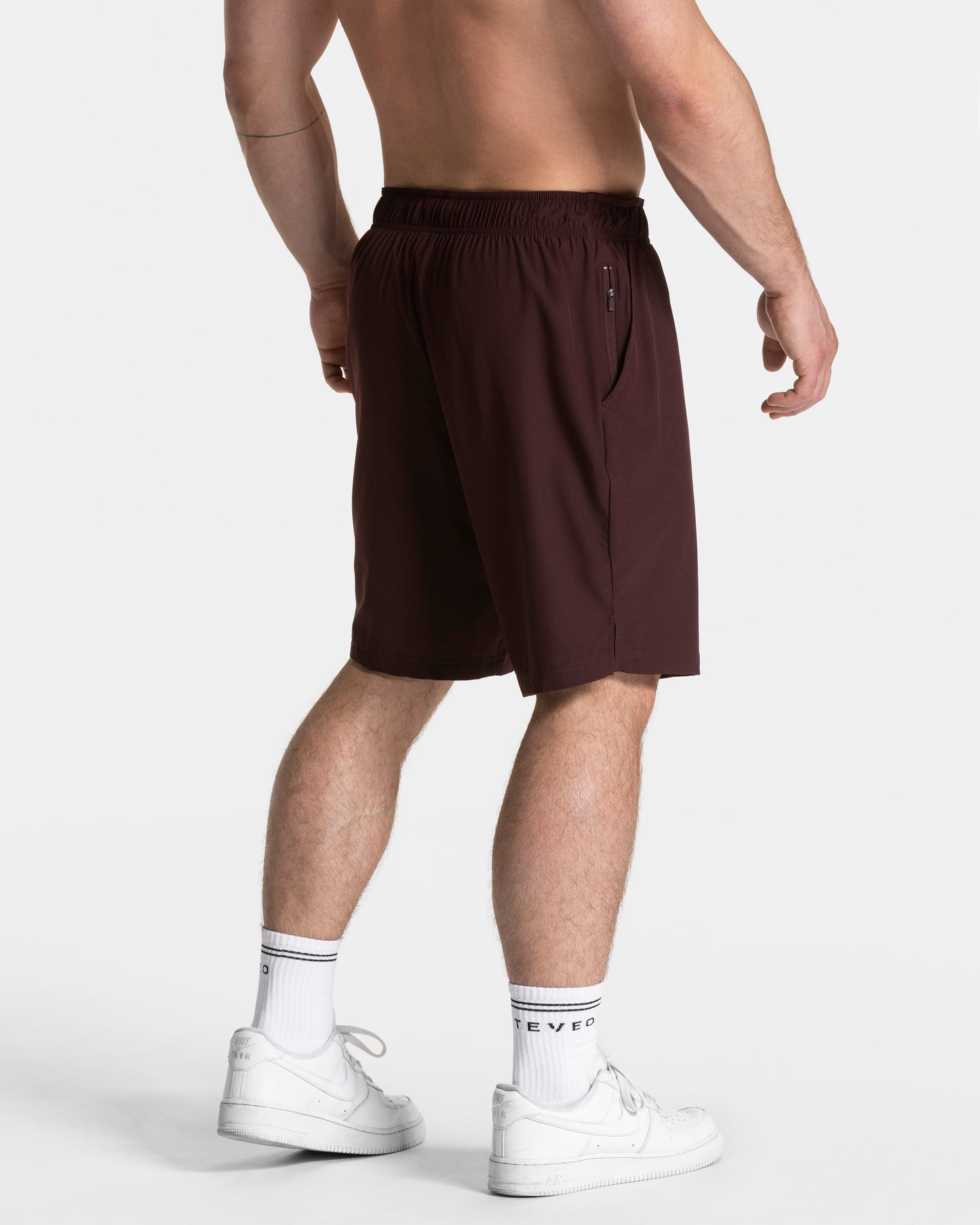 Shorts Pace de 9 pulgadas «merlot»