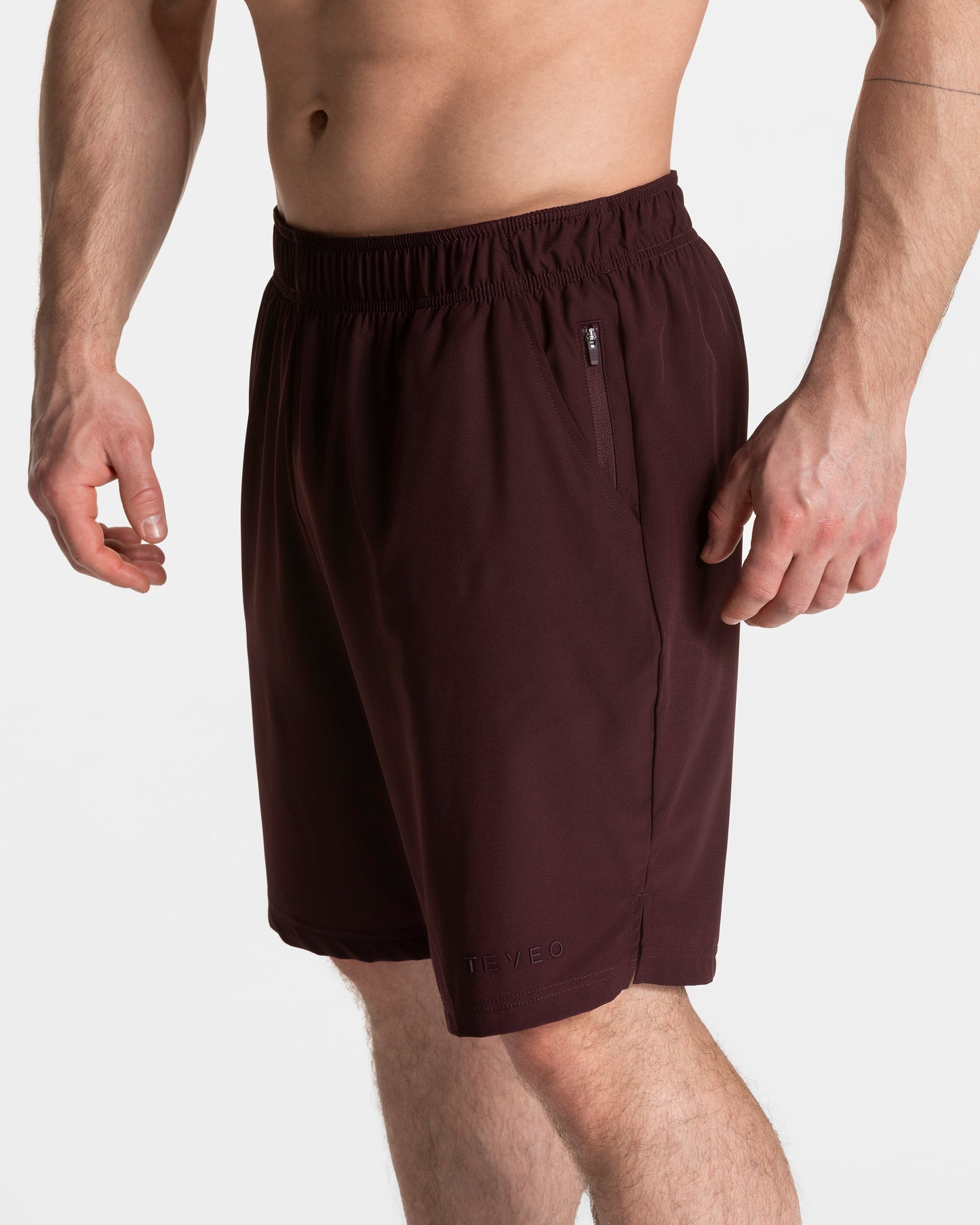 Shorts Pace de 9 pulgadas «merlot»