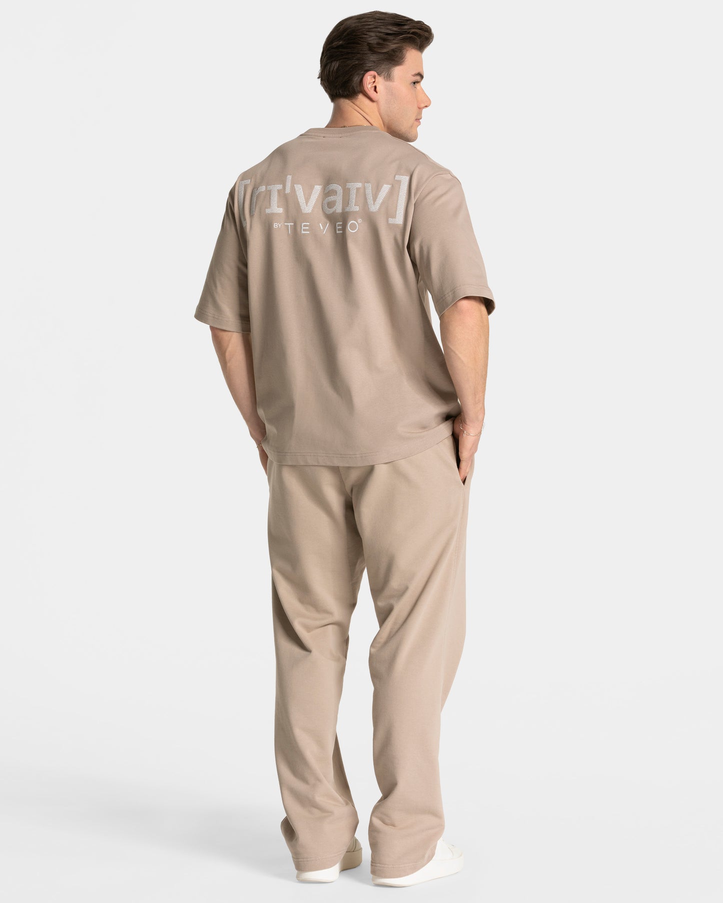 T-shirt oversize RI’VAIV "Tortora"
