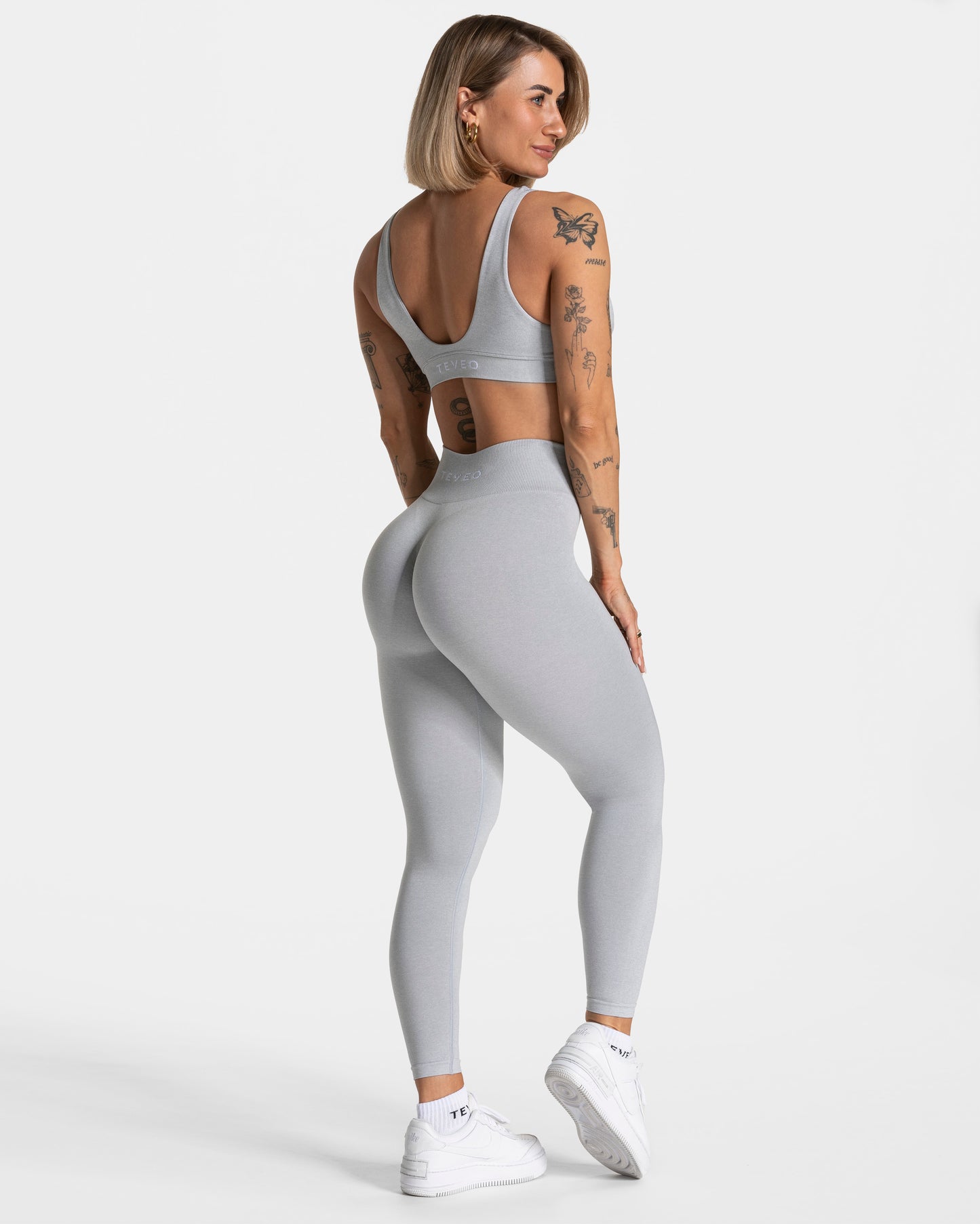 Leggings Covert Scrunch Timeless Pro "grigio chiaro"