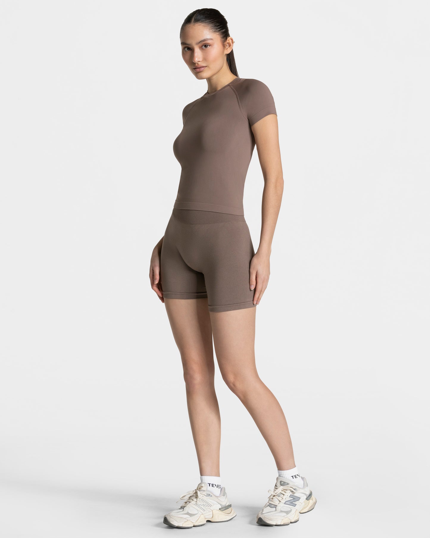 Timeless Pro Covert Scrunch Shorts ‘Mocha’