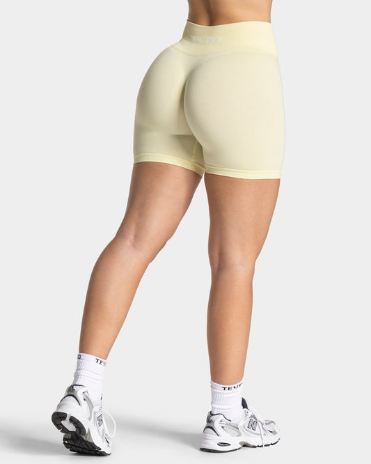Short Covert Scrunch Timeless Pro « Butter Yellow »