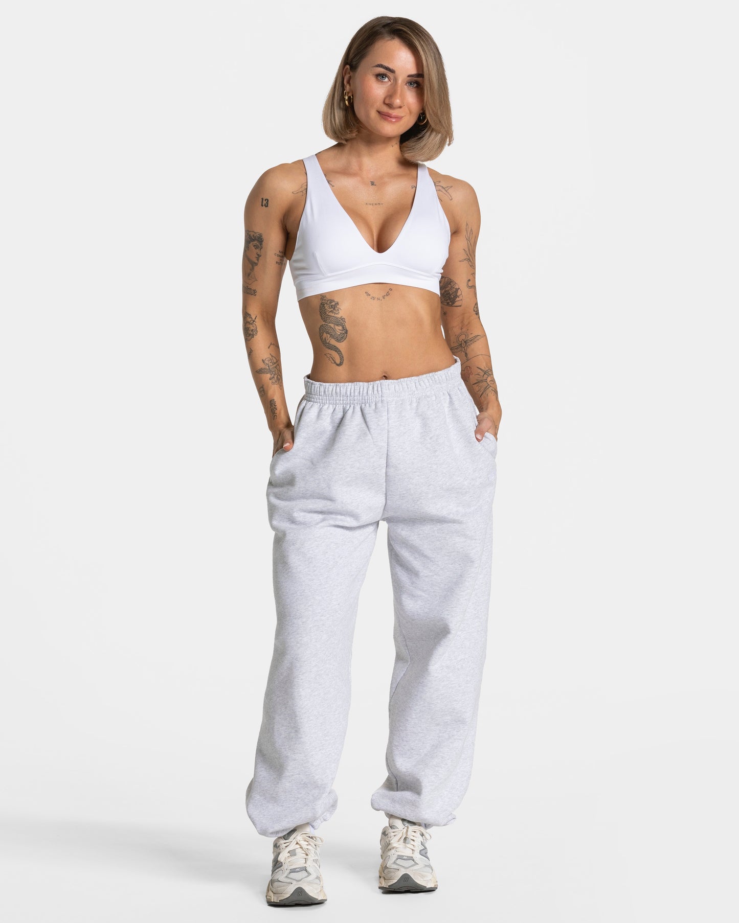 Joggers Timeless Pro "grigio chiaro mélange"