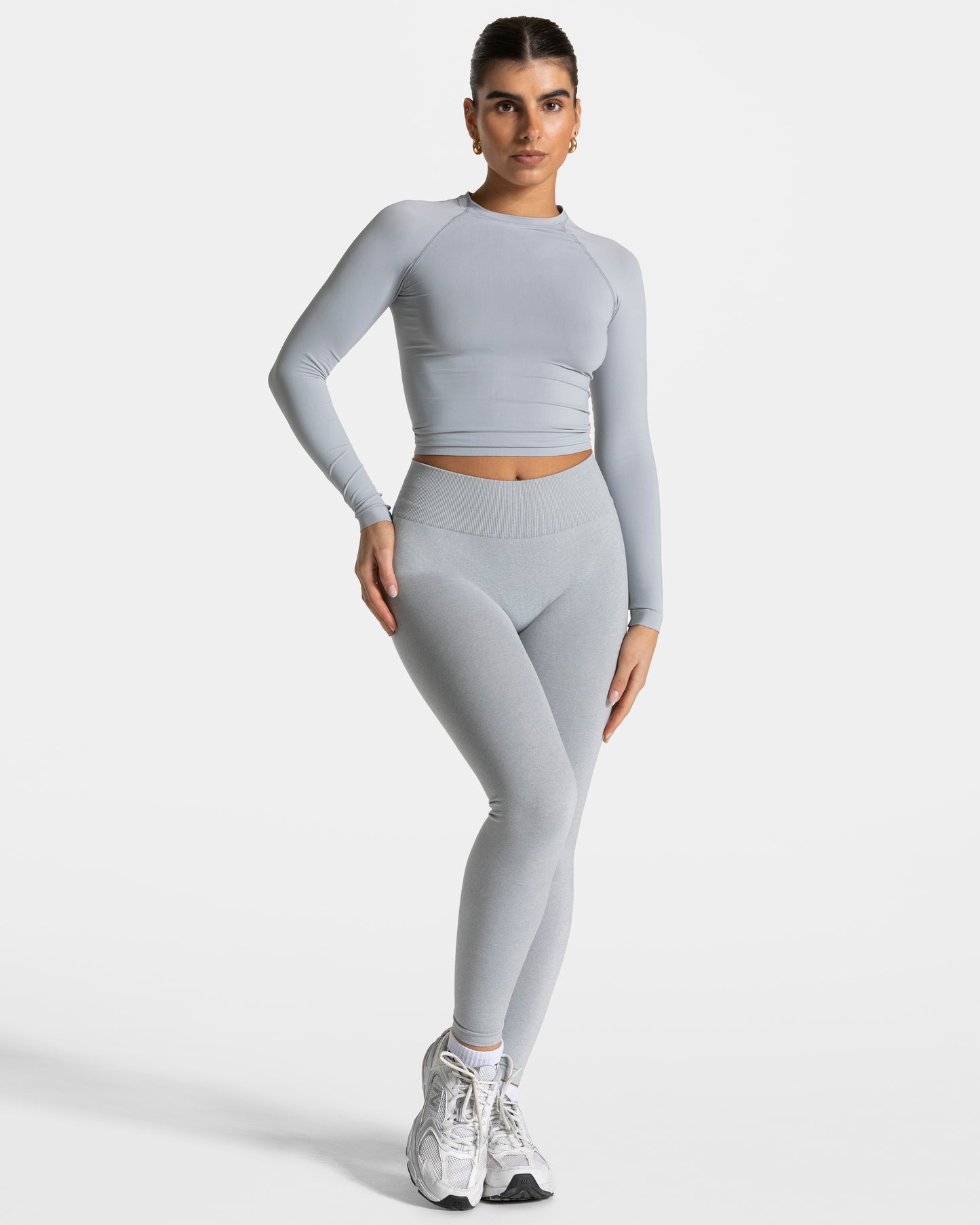 Maglia a manica lunga Timeless Pro "grigio chiaro"