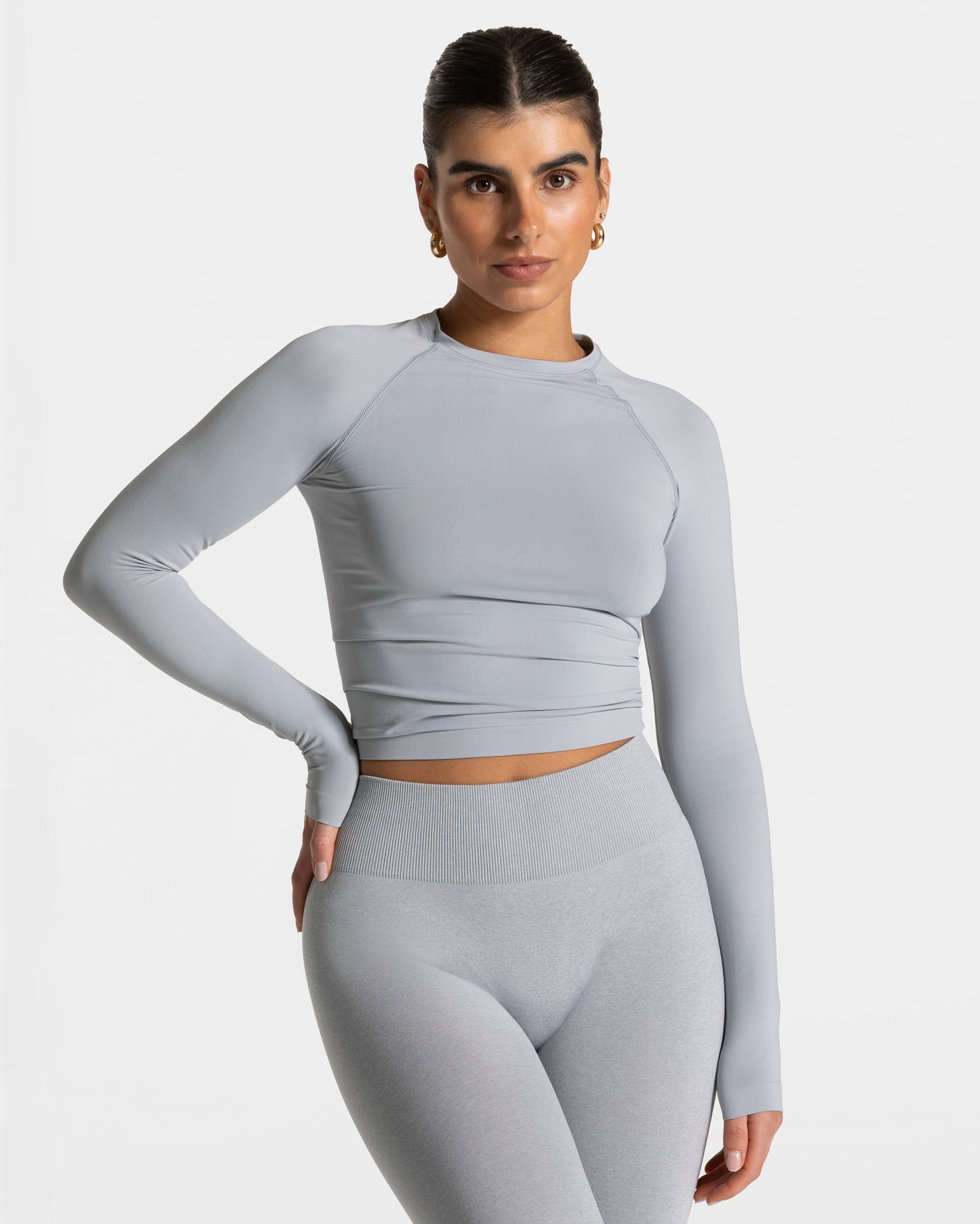 Maglia a manica lunga Timeless Pro "grigio chiaro"