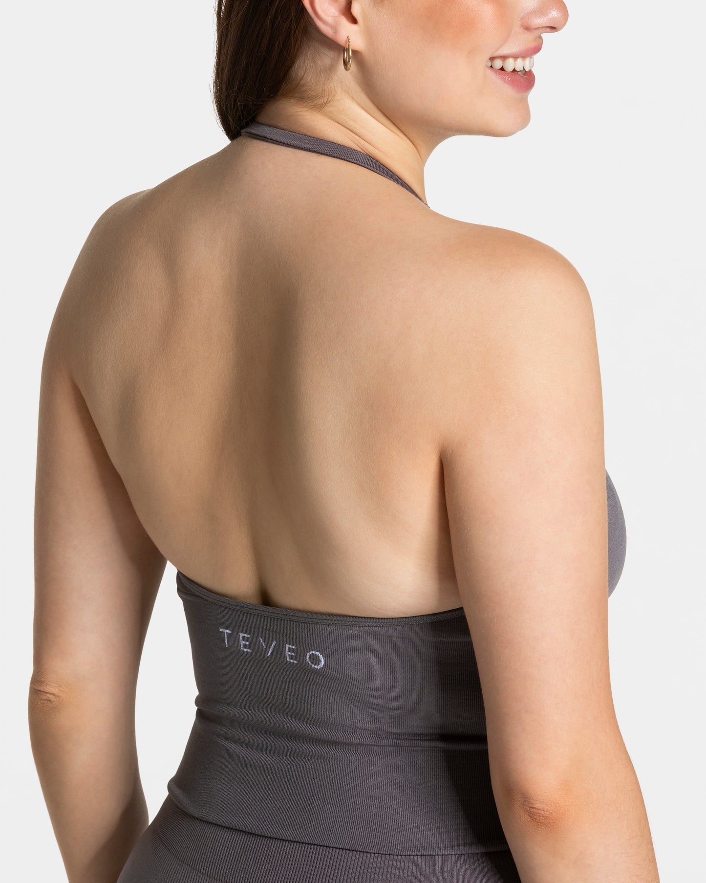 Top con scollo all’americana Timeless Pro "grafite"