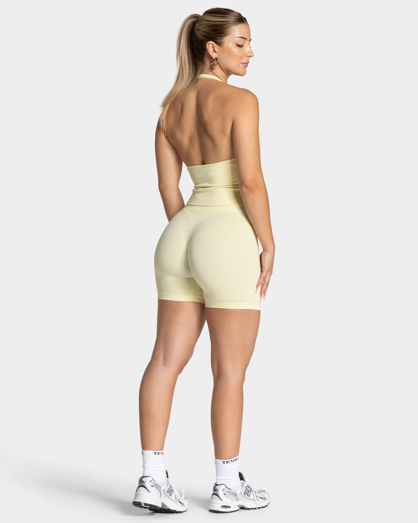 Timeless Pro Halterneck Top ‘Butter Yellow’