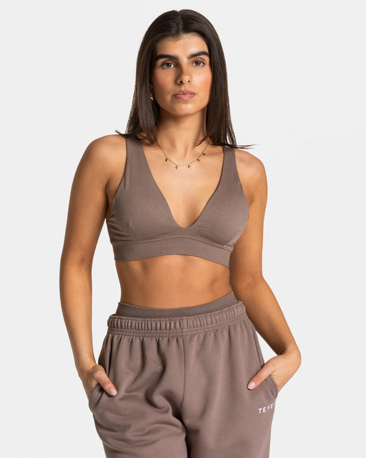 Brassière triangulaire Timeless Pro « moka »
