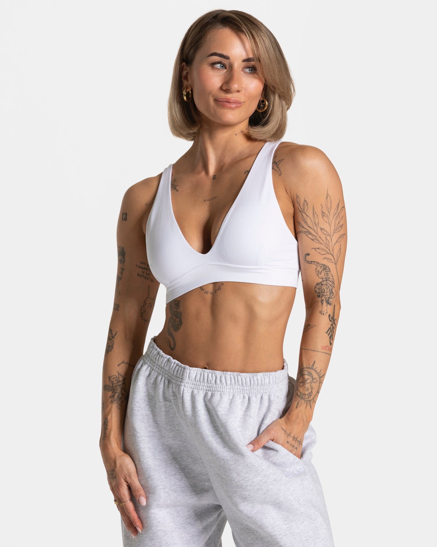Timeless Pro Triangle Bra ‘White’