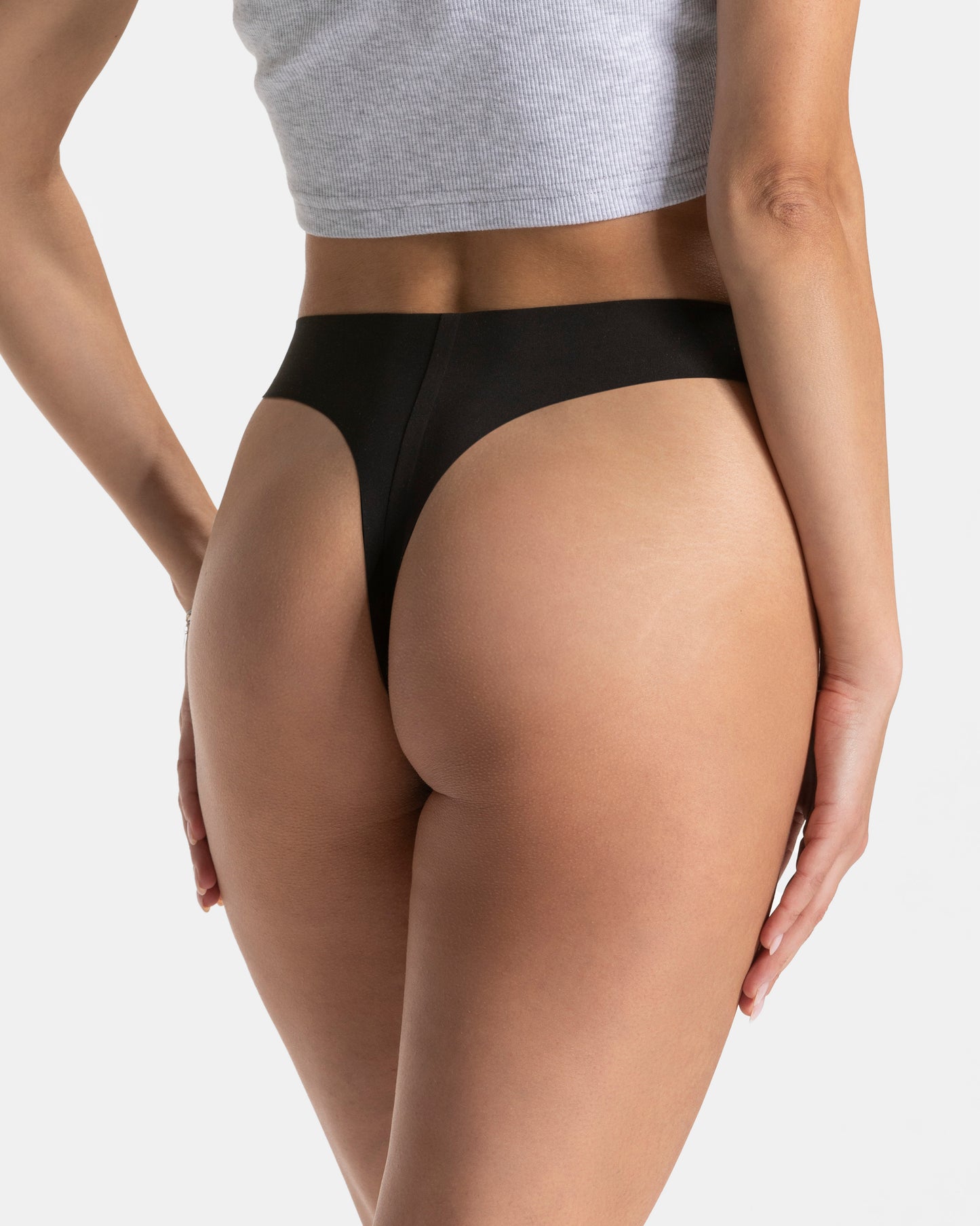 Seamless Padded Thong (5-Pack) ‘Black’