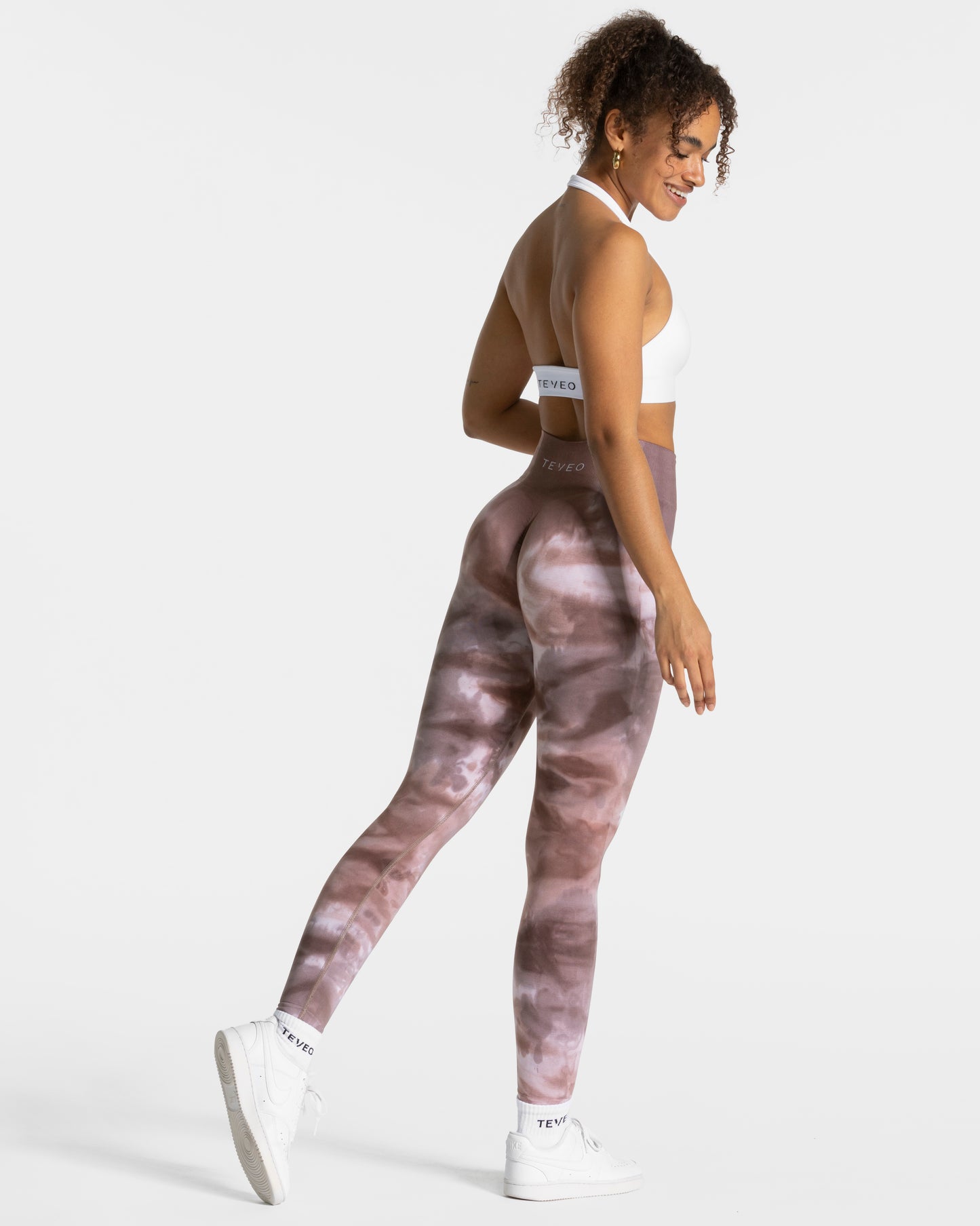 Tie Dye Scrunch Leggings ‘Earth’