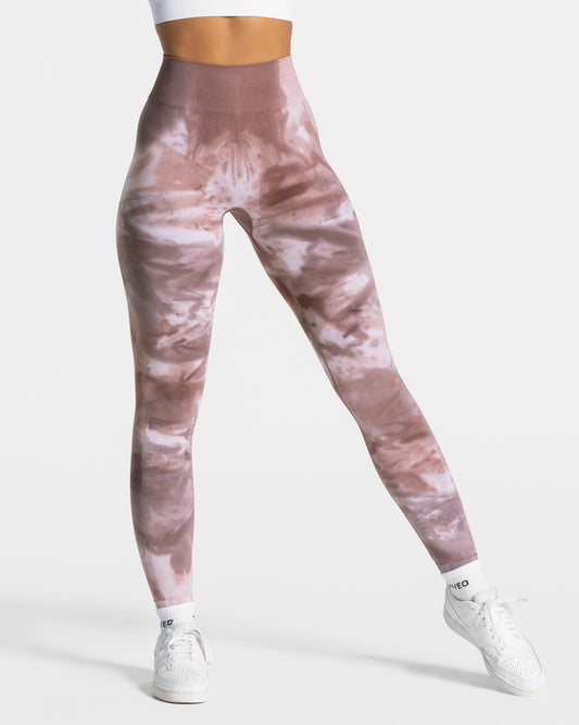 Tie Dye Scrunch Leggings ‘Earth’
