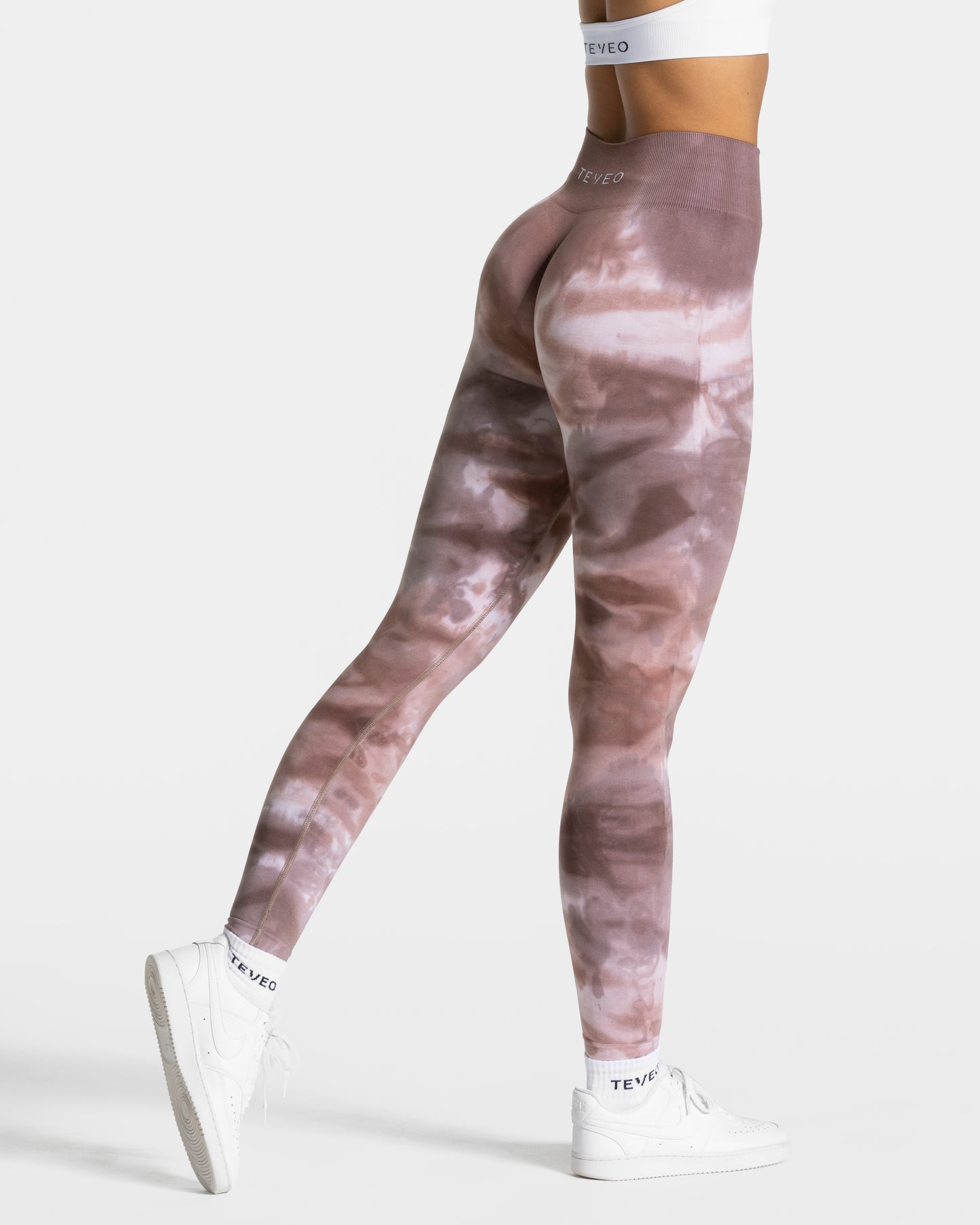 Tie Dye Scrunch Leggings ‘Earth’