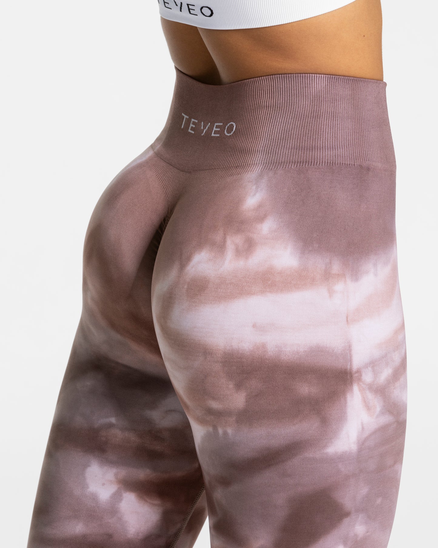 Tie Dye Scrunch Leggings ‘Earth’