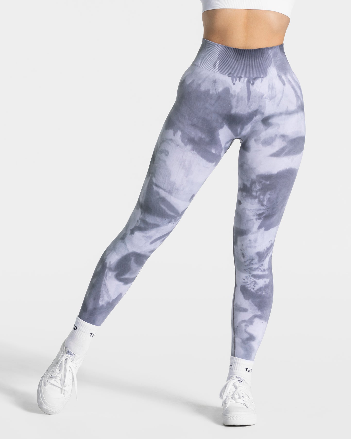 Tie Dye Scrunch Leggings ‘Stormy’