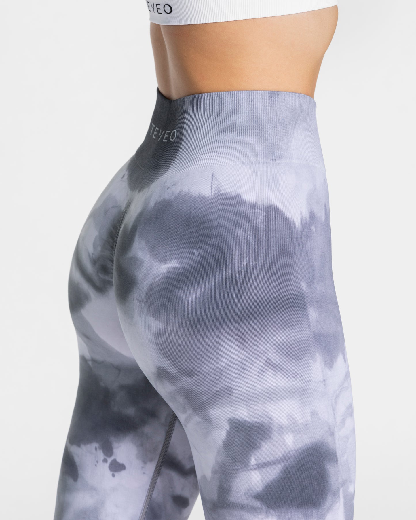 Tie Dye Scrunch Leggings ‘Stormy’
