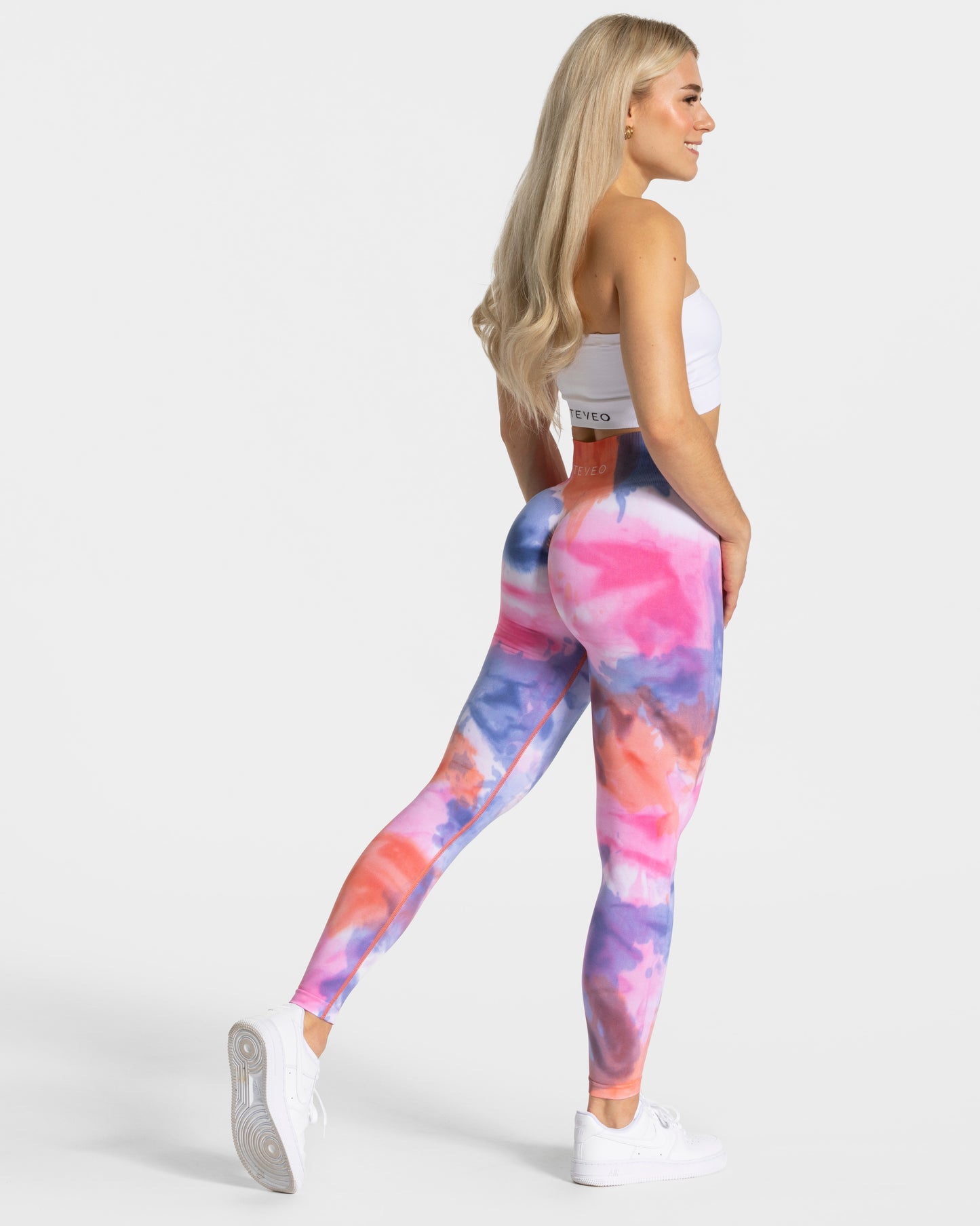 Tie Dye Scrunch Leggings "Hot"