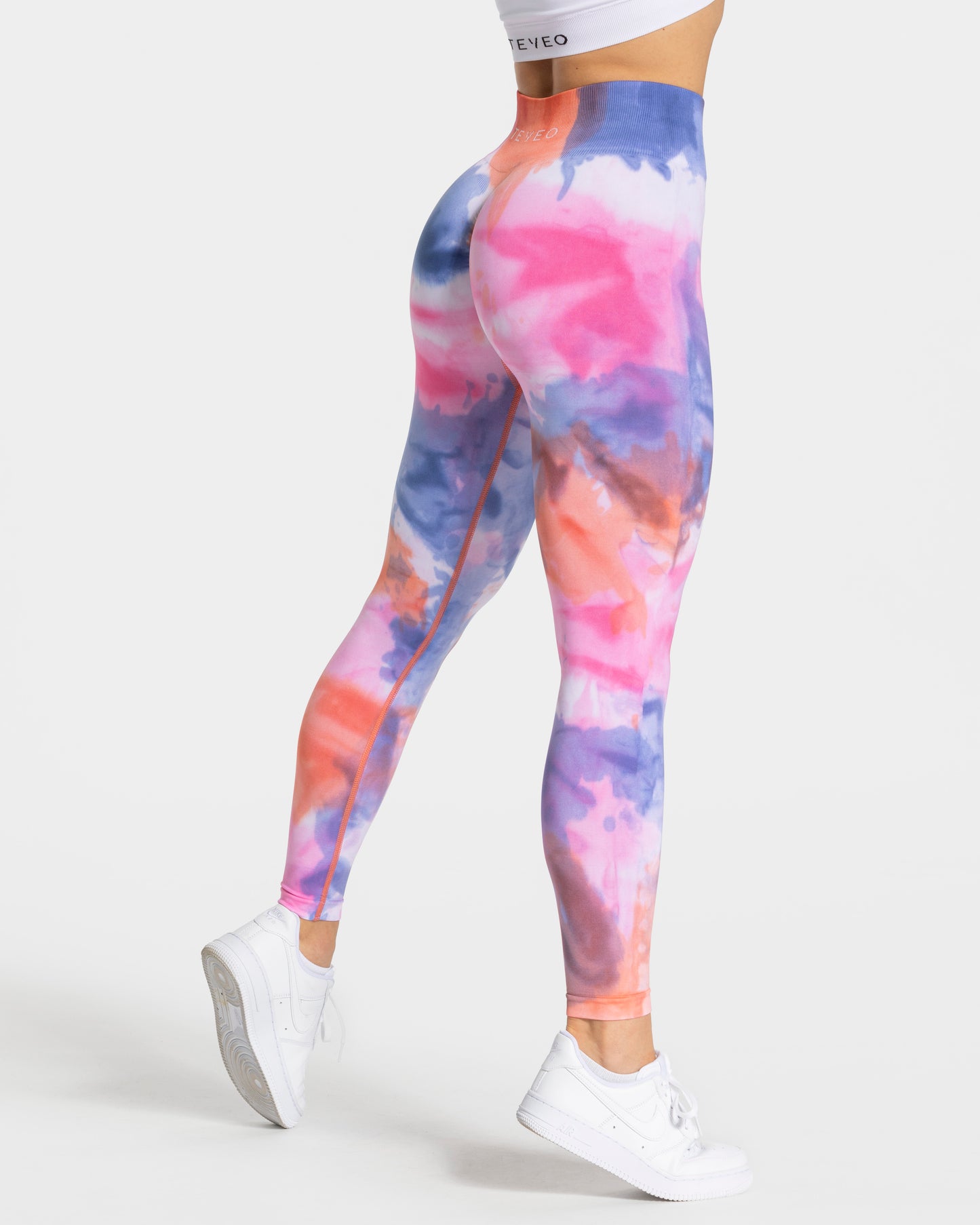 Tie Dye Scrunch Leggings "Hot"