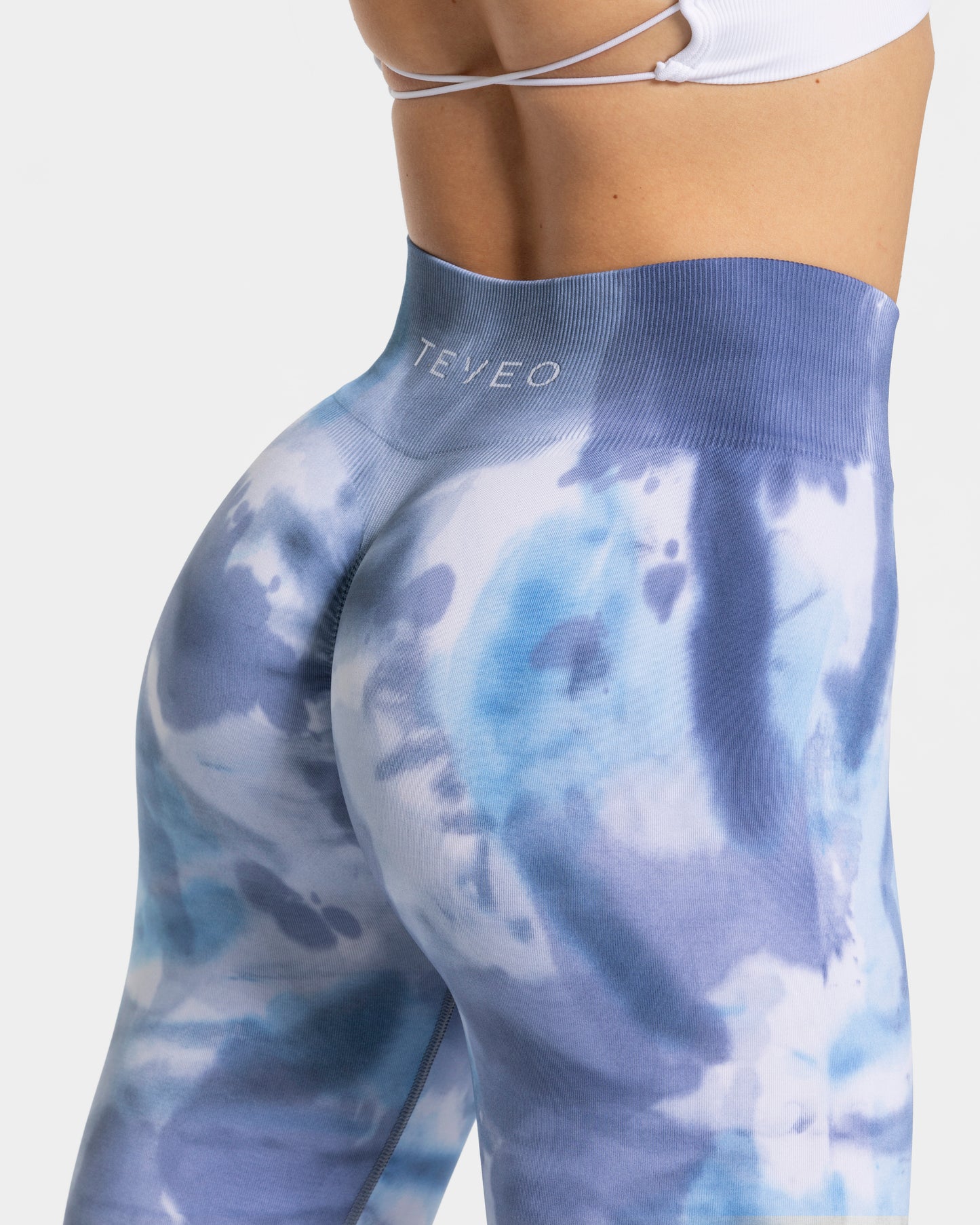Tie Dye Scrunch Leggings ‘Ocean’