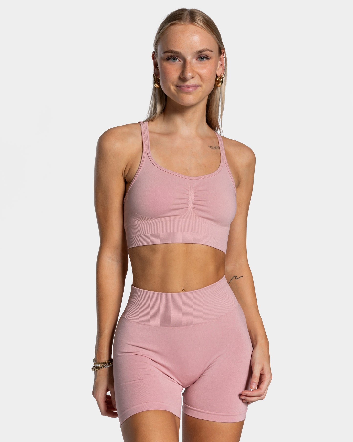 Timeless Scrunch Bra ‘Light Pink’