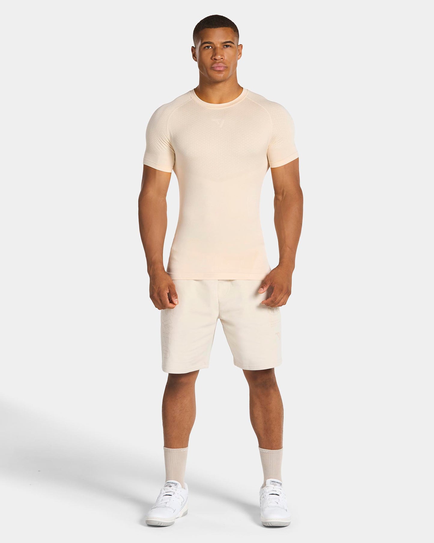 T-shirt moulant Training « Cream »