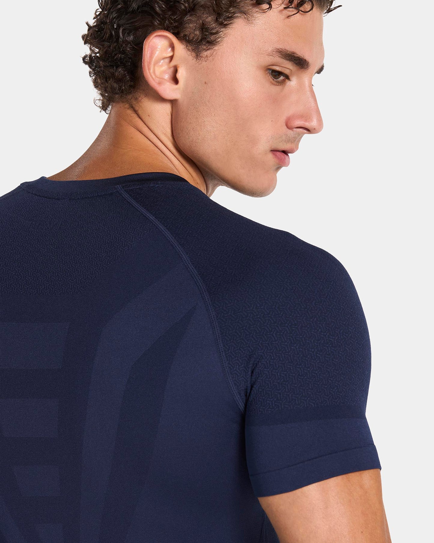 T-shirt moulant Training « Bleu foncé »