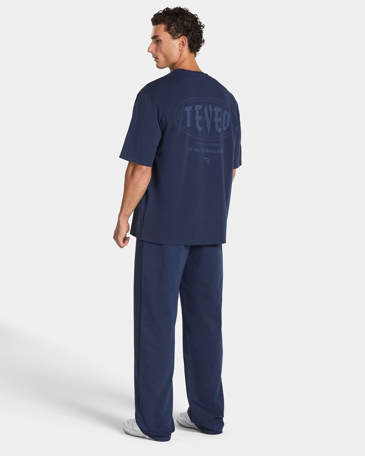 T-shirt oversize Training « Bleu foncé »