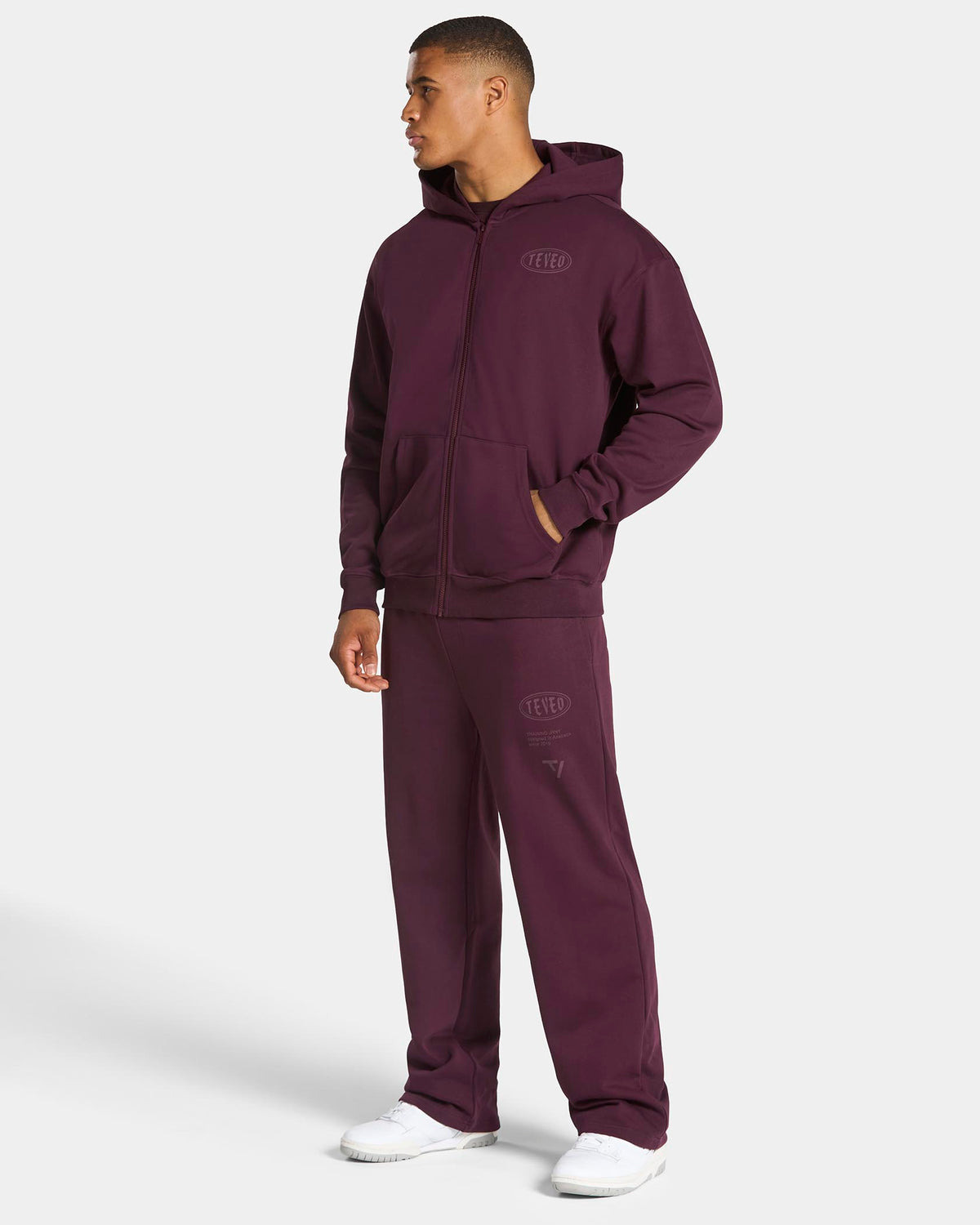 Pantalon de jogging Straight Leg Training « Merlot »