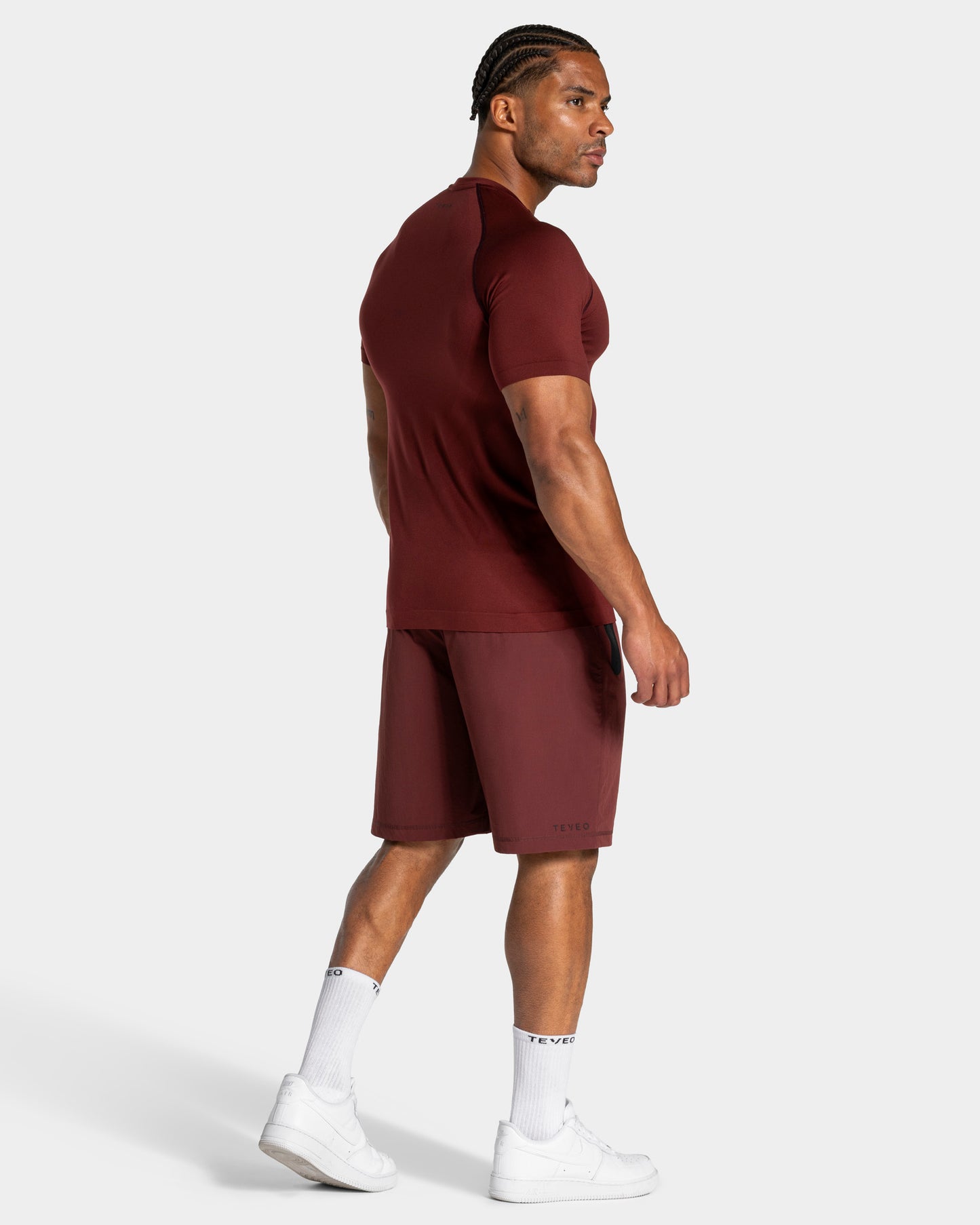 Workout Seamless T-Shirt ‘Merlot’