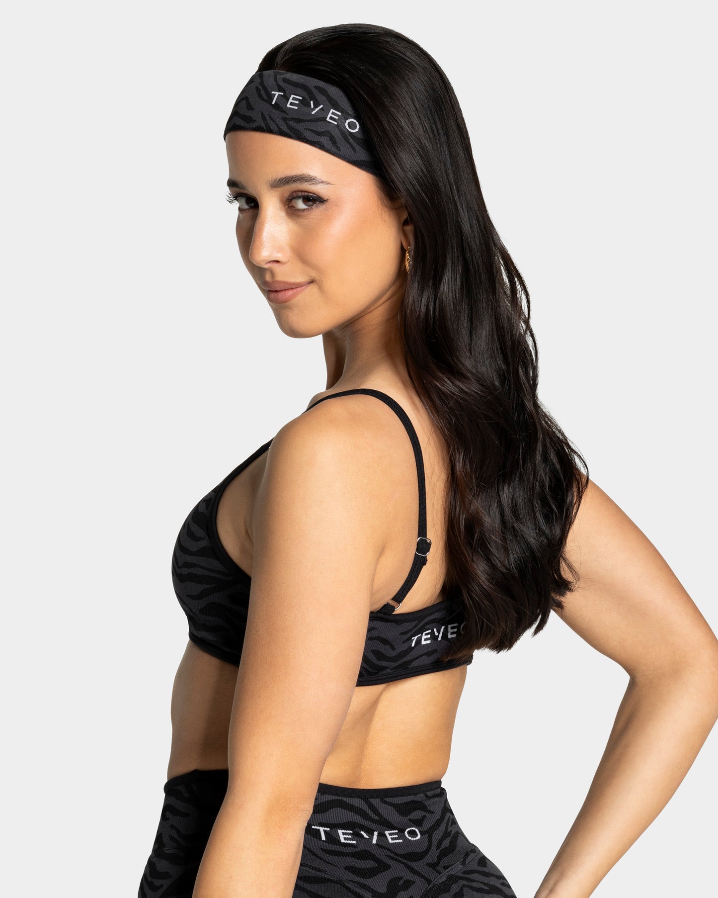 Contrastline Headband ‘Zebra Black’