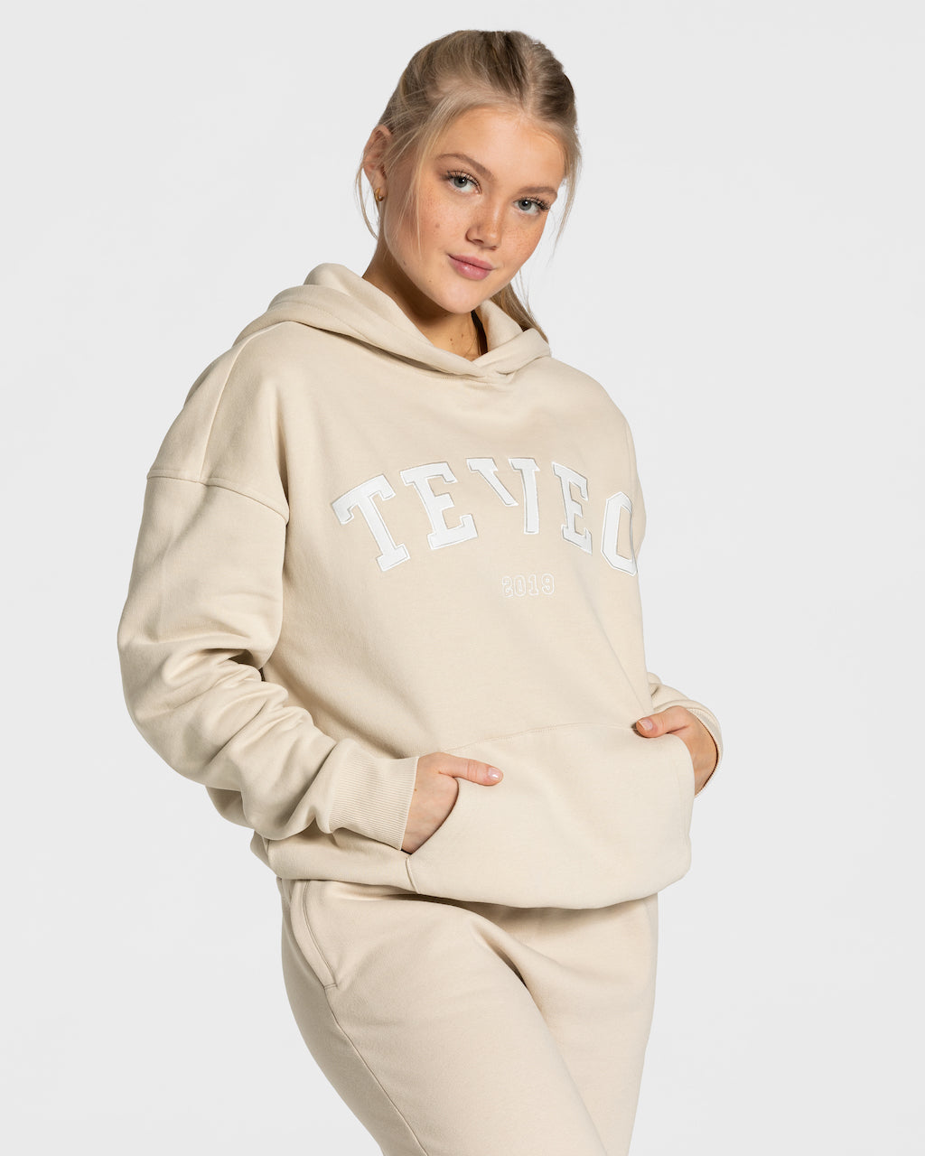 Hoodie 2025 beige oversized