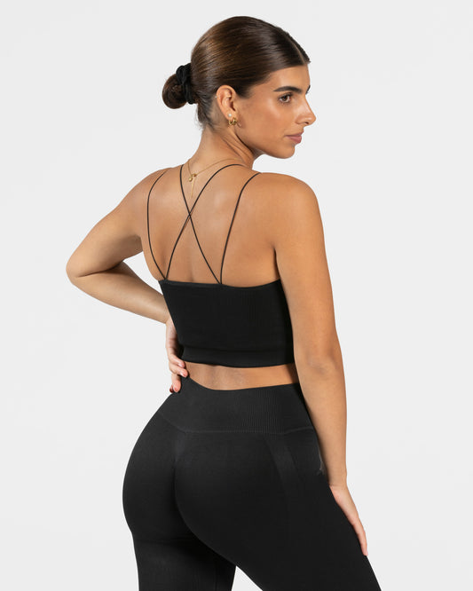 Elegant Strap Top ‘Black’