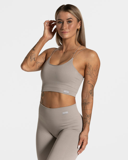 Elegant Strap Top ‘Stone’