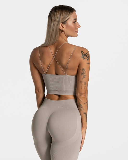 Elegant Strap Top ‘Stone’
