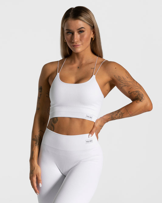 Elegant Strap Top ‘White’