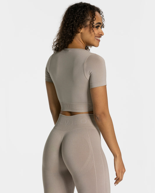 Focus Crop Top ‘Dust’