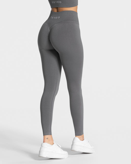 Statement Scrunch Leggings ‘Graphite’