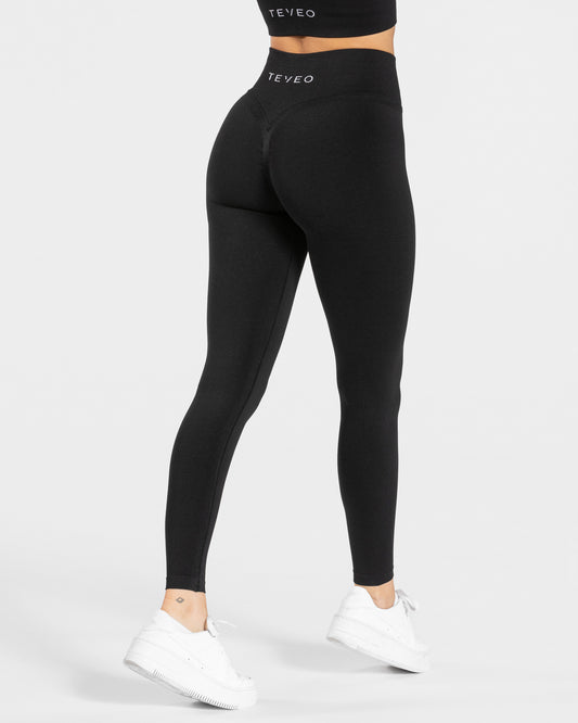 Statement Scrunch Leggings ‘Black’
